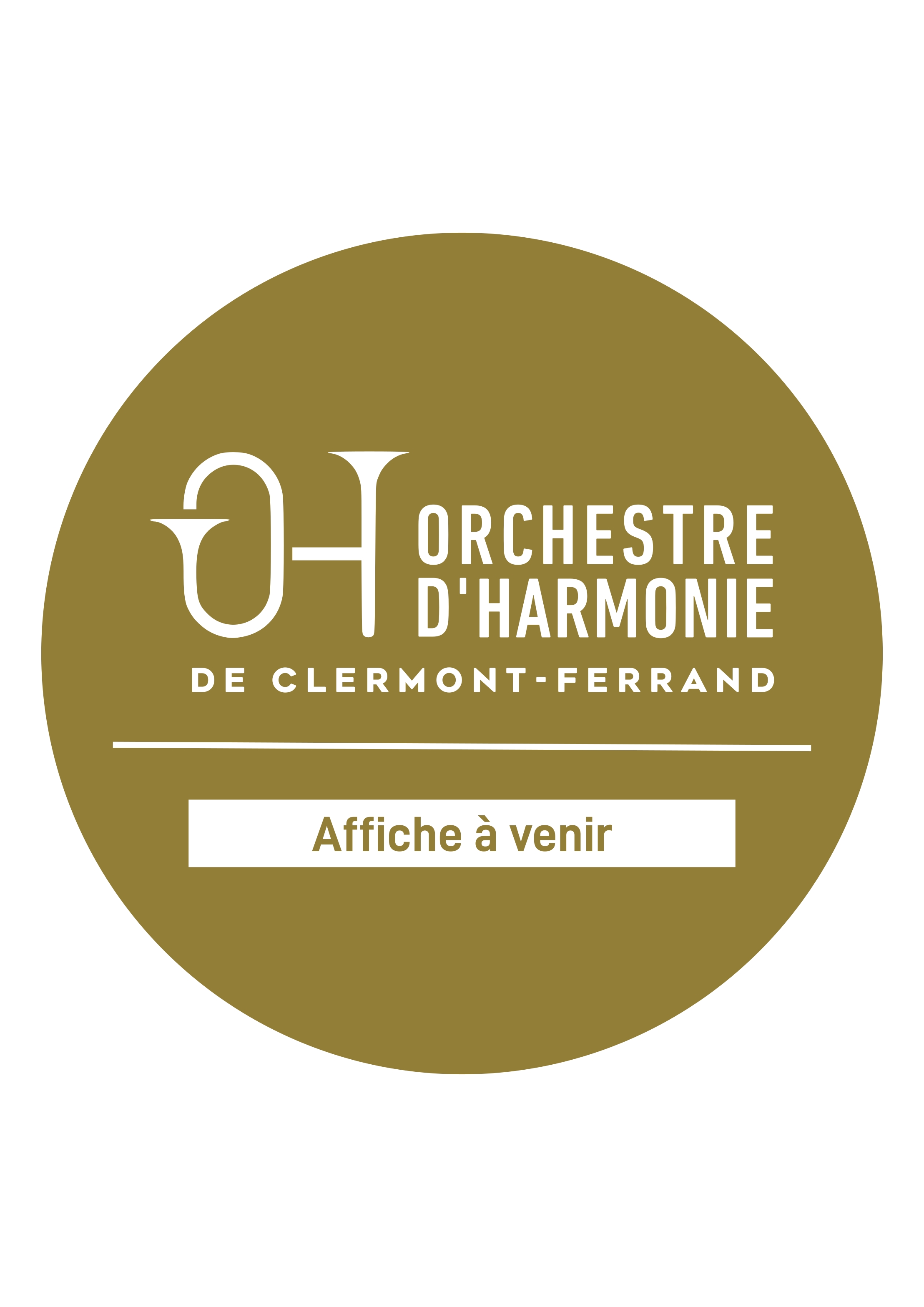affiche de Festival d'orchestres d'harmonie